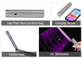 Foldable LED UVC Disinfection Wand, Rechargeable