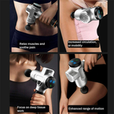 20 Speed LCD Massage Gun Deep Tissue Percussion Massager Muscle Vibrating Relax