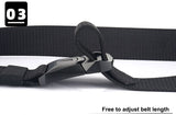 Quick Button Release Buckle Military Belt Strap Tactical Rigger Waistband