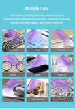 Foldable LED UVC Disinfection Wand, Rechargeable