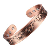 Various Themes Brand New Magnetic Therapy Solid Pure Copper Bangle Bracelet