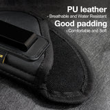 Universal PU Leather Tactical Concealed Carry Holster, Right Handed IWB