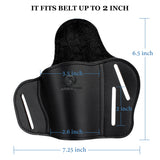 Genuine Leather OWB Belt Loop Holster