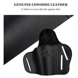 Genuine Leather OWB Belt Loop Holster