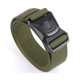 Quick Push Button Release Buckle Military Belt Strap Tactical Rigger Waistband
