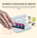 UV-C Cell Phone Mask Sanitizer, Dual LED UV Lights, Simple and Effective