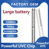 Sterilizing 265nm/365nm Portable LED Travel UV Light Wand Sterilizer UV-C Lamp Sterilization Stick