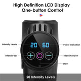 20 Speed LCD Massage Gun Deep Tissue Percussion Massager Muscle Vibrating Relax