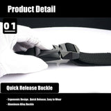 Quick Push Button Release Buckle Military Belt Strap Tactical Rigger Waistband