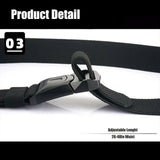 Quick Push Button Release Buckle Military Belt Strap Tactical Rigger Waistband