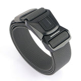 Quick Push Button Release Buckle Military Belt Strap Tactical Rigger Waistband