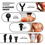 20 speed Long battery life Light Weight Massage Gun with 6 Massage heads