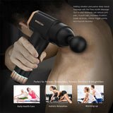 20 speed Long battery life Light Weight Massage Gun with 6 Massage heads