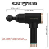 20 speed Long battery life Light Weight Massage Gun with 6 Massage heads