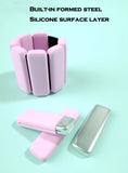 2 Pack Elastic Weight Wrist and Ankle Bangles, Blue Color