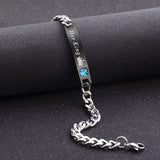 Stainless Steel His Queen/Her King Her Beast/His Beauty Couple Bracelet Lovers Matching Chain Bangle