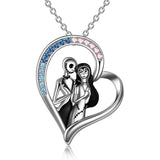 JAKE SKELLINGTON & SALLY NIGHTMARE BEFORE CHRISTMAS PENDANT NECKLACE