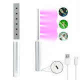 High Quality Premium Portable Mini UV light wand sanitizer sterilizer, Aluminum Alloy Body