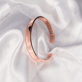 Plain Magnetic Solid Pure Copper Adjustable Bracelet