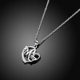 "MOM" Love Heart Pendent Necklace