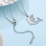 Stainless Steel Shark Pendent Necklace